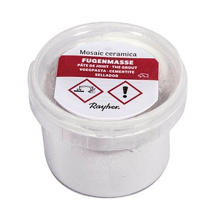 Rayher Fugenmasse weiß für Mosaiksteine, 1 Pack