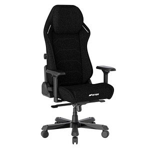 DXRacer Gaming Stuhl Master, Größe XL, GC/XLMF23FBE/N Stoff schwarz