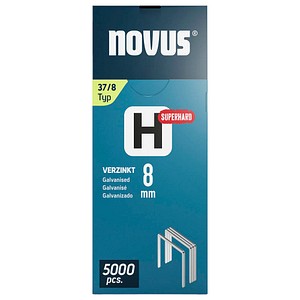 novus Tackerklammern Feindraht superhart 37/8, 5.000 St.