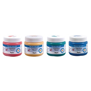 Rayher Fingerfarben farbsortiert 150,0 ml, 4 St.