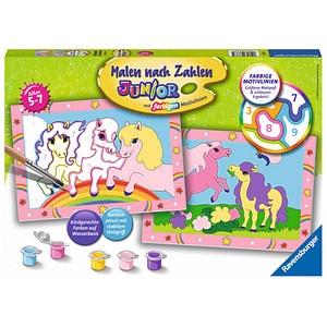 Ravensburger Malen-nach-Zahlen Süße Ponys mehrfarbig