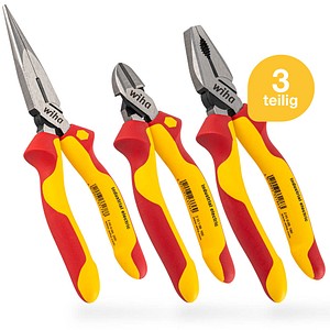 Wiha Zangen-Set Industrial electric 38637, Länge: 35,3 cm, 3-tlg., 1 Set