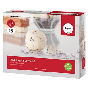 Rayher Badekugeln Lavendel weiß/lavendel