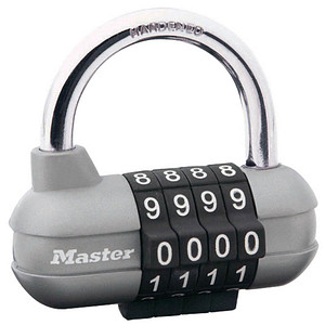 Master Lock® Vorhängeschloss 1520EURD silber, 1 St.