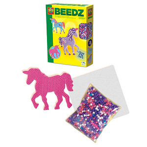 SES Creative® Bügelperlen Set Einhorn mehrfarbig