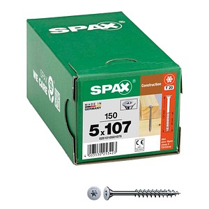 SPAX® Universalschrauben T20 Tellerkopf WIROX 0251010501075 5 mm x 107 mm, 150 St.