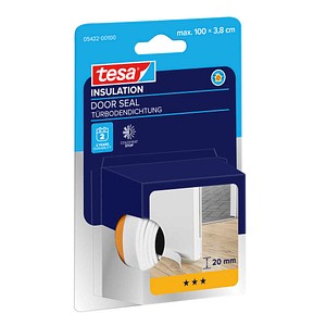 tesa tesamoll® UNIVERSAL Türdichtung Dichtungsband weiß 3,8 cm x 1,0 m 1 St.