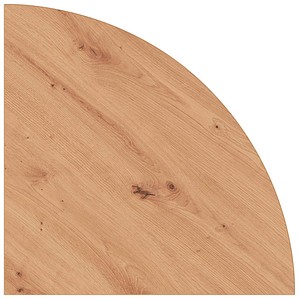 HAMMERBACHER Verbindungsplatte VXBE91 asteiche, grafit dreieckig 80,0 x 80,0 x 2,5 cm