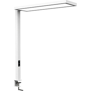 MAUL MAULsenja LED Schreibtischlampe weiß mit Tischklemme