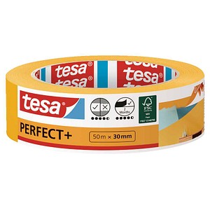 tesa PERFECT+ Kreppband orange 30,0 mm x 50,0 m 1 Rolle