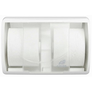FRIPA Toilettenpapierspender für 2 Rollen 2314011 weiß Kunststoff, 1 St.