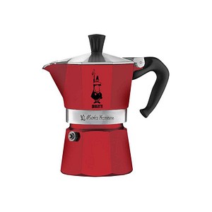 BIALETTI Moka Express 3 Espressokocher rot, 3 Tassen