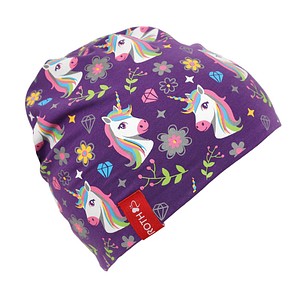 ROTH Mädchen Beanie Einhorn lila Einheitsgröße 1 St.
