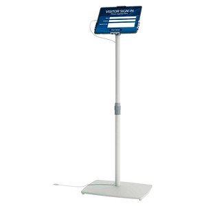 FRANKEN Tablet-Bodenständer PRO Universal BS0913 silber, weiß für 1 Tablet, Bodenständer