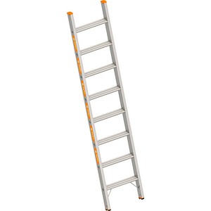 Layher Anlegeleiter TOPIC 1042 silber 8 Stufen, H: 215,0 cm
