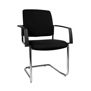 Topstar Besucherstühle BtoB 20 BB390A G20 schwarz Stoff, 2 St.