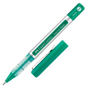 FABER-CASTELL Free Ink Tintenroller grau 0,2 mm, Schreibfarbe: grün, 1 St.