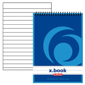 herlitz Notizblock x.book DIN A6 liniert, 1 St.