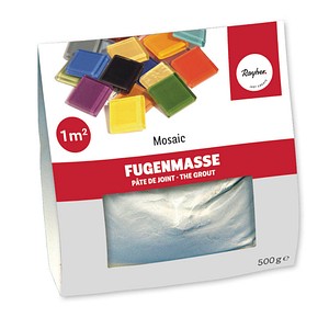 Rayher Fugenmasse weiß für Mosaiksteine, 1 Pack