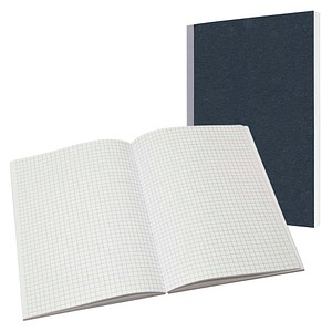 SIGEL Notizbuch Quicknote ca. DIN A5 kariert, dunkelblau Hardcover 200 Seiten, 1 St.