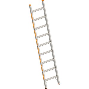 Layher Anlegeleiter TOPIC 1042 silber 9 Stufen, H: 240,0 cm