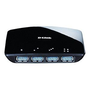 D-Link USB-Hub DUB-1340 4-fach schwarz