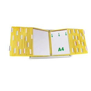 tarifold Sichttafelsystem 434604 DIN A4 gelb mit 60 St. Sichttafeln