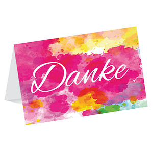LUMA Dankeskarte Farben LU1855 DIN B6, 1 St.