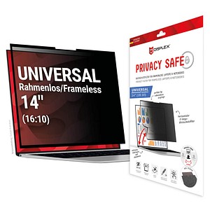 DISPLEX® Privacy Safe wiederablösbare 2-Wege Display-Blickschutzfolie für 35,6 cm (14,0 Zoll)