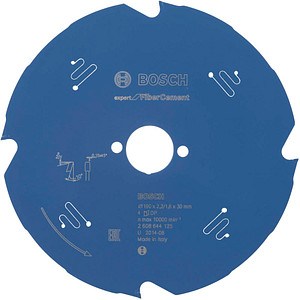 BOSCH EXPERT for Fiber Cement Kreissägeblatt 190,0 mm, 4 Zähne