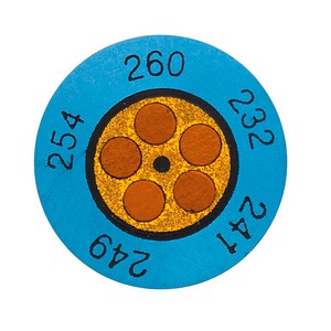 testo testoterm Mini-Indikatoren Temperaturindikatoren-Aufkleber blau, 10 St.