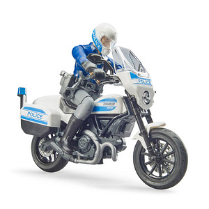 bruder bworld Scrambler Ducati Polizeimotorrad 62731 Spielzeugmotorrad