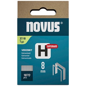novus Tackerklammern Feindraht superhart 37/8, 1.870 St.