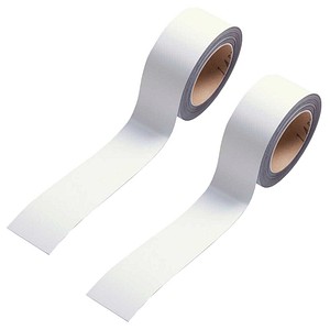EICHNER Magnetbänder weiß 2,0 cm x 10,0 m, 2 Rollen