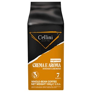 Cellini CREMA E AROMA Espressobohnen, Arabicabohnen kräftig, 1 kg