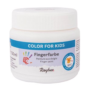 Rayher Fingerfarbe weiß 150,0 ml, 1 St.