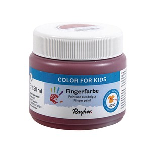 Rayher Fingerfarbe erdbraun 150,0 ml, 1 St.