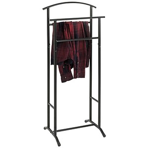 HAKU Möbel Herrendiener 55503 schwarz Metall 48,0 x 107,0 cm, 1 St.