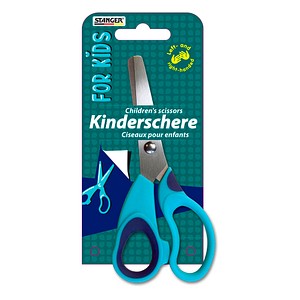 STANGER Schere hellblau-dunkelblau 13,5 cm