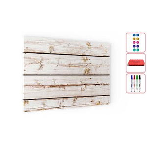 ALLboards Magnettafel 90,0 x 60,0 cm Helles Holz