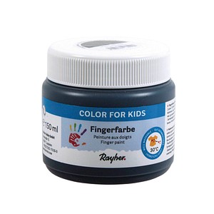 Rayher Fingerfarbe schwarz 150,0 ml, 1 St.