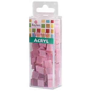 Rayher Mosaiksteine glitter rosé Acryl glitter, 1 Pack