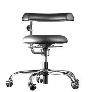 meychair Sitz- & Stehhocker A20-53-TR-Comfort-KL 09700 schwarz Kunstleder, 1 St.