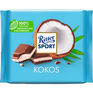Ritter SPORT Kokos Schokolade 100,0 g, 1 St.