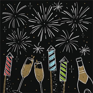 PAPSTAR Servietten Celebrations 20 St.