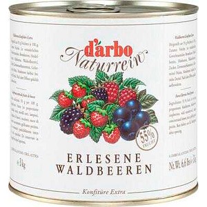 d’arbo  Extra Waldbeer Fruchtaufstrich, 3,0 kg