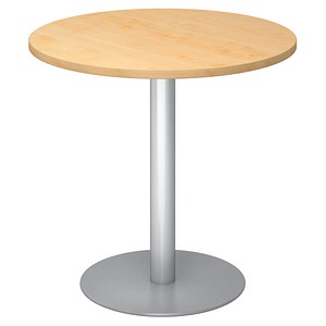 HAMMERBACHER Bistrotisch rund Spanplatte ahorn 80,0 x 80,0 x 74,0 cm, 1 St.