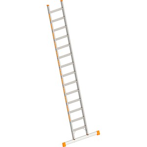 Layher Anlegeleiter TOPIC 1042 silber 14 Stufen, H: 374,0 cm