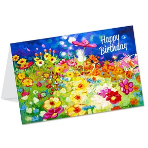 LUMA Geburtstagskarte Happy Birthday LU2127 DIN B6, 1 St.