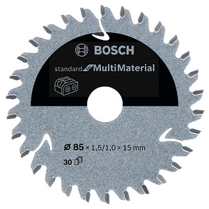 BOSCH Standard for Multi Material Kreissägeblatt 85,0 mm, 30 Zähne